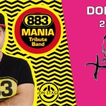 DOM 21 GIU | Valdagno (VI) | 883 Mania LIVE Potrebbe essere un'immagine raffigurante il seguente testo "MAX 883 MANIA Tribute Band DOMENICA 21 GIUGNO 383 IONSTAGE STAGE ION SAGRA CROXE DEL GALO Valdagno (VI)"