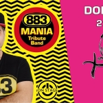 DOM 21 GIU | Valdagno (VI) | 883 Mania LIVE Potrebbe essere un'immagine raffigurante il seguente testo "MAX 883 MANIA Tribute Band DOMENICA 21 GIUGNO 383 IONSTAGE STAGE ION SAGRA CROXE DEL GALO Valdagno (VI)"