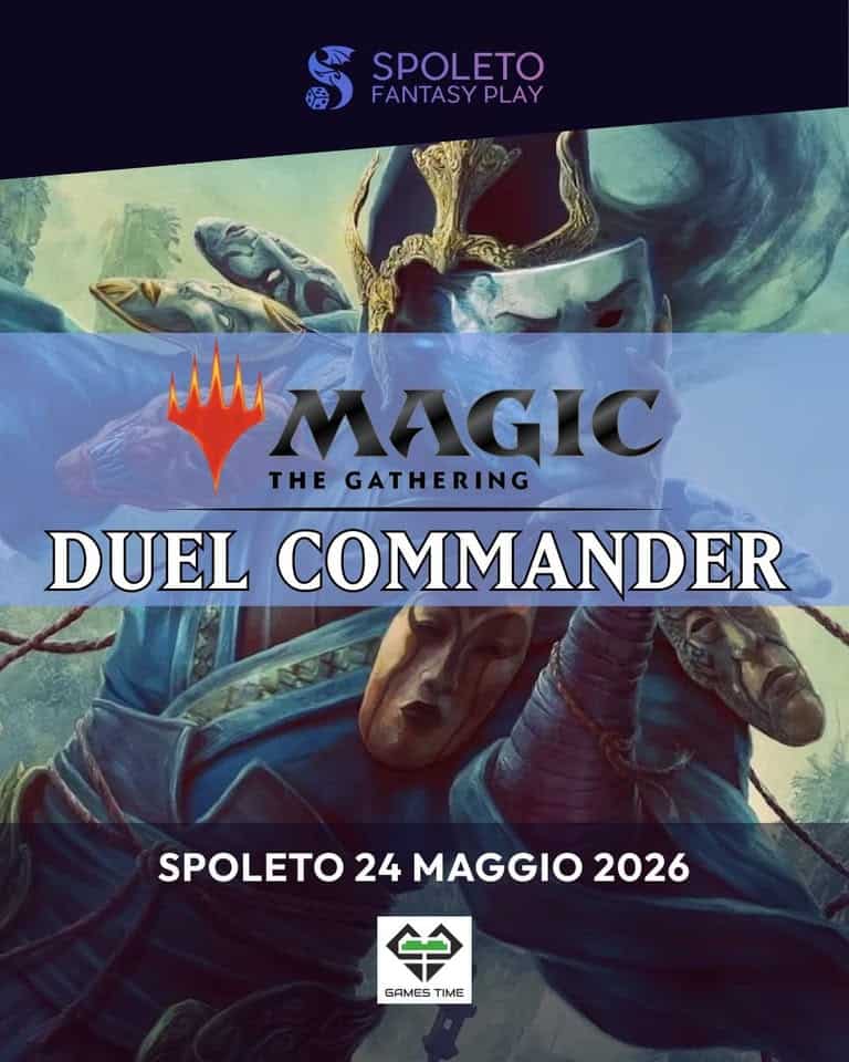 Evento Duel Commander – Magic Spoleto Fantasy Play Locandina Duel Commander – Magic Spoleto Fantasy Play - domenica 24 maggio ore 10:00 - 12:00