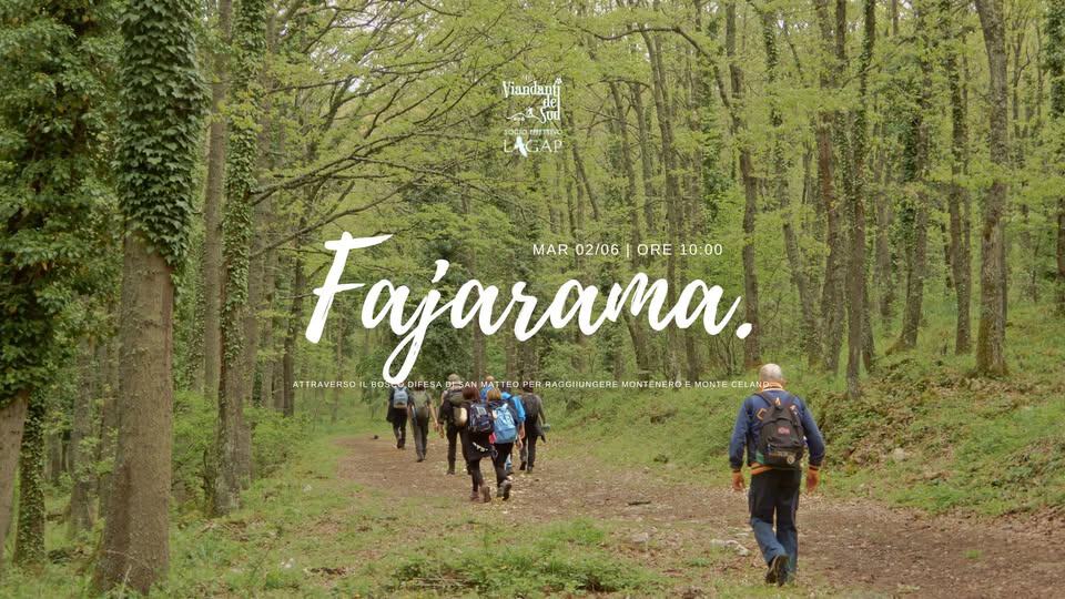 Evento Fajarama, Montenero e il Bosco Difesa San Matteo Gargano Puglia Locandina Fajarama, Montenero e il Bosco Difesa San Matteo Gargano Puglia - martedì 2 giugno ore 10:00 - 17:00