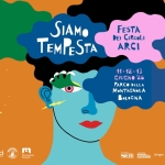✷ Festa dei Circoli Arci ⚡️ SIAMO TEMPESTA ✷ @Parco della Montagnola – Bologna Potrebbe essere un disegno raffigurante il seguente testo "SIAMO TEMPESTA FESTA DEI CIRCoLI ARCI 11.12.13 GIUGNO'26 26 PARCO DELLA MoNTAGNOLA OLOGNA HHTAΣKΟ M arci M9 Monognoka TRER MMSHA SULTURA itinere SIAE"