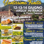 Festa della Santissima Trinità – stand gastronomico e spettacolo Compagnia Teatrotergola di Vigonza Festa della Santissima Trinità – stand gastronomico e spettacolo Compagnia Teatrotergola di Vigonza a Arquà Petrarca (PD) il 12 giugno 2026