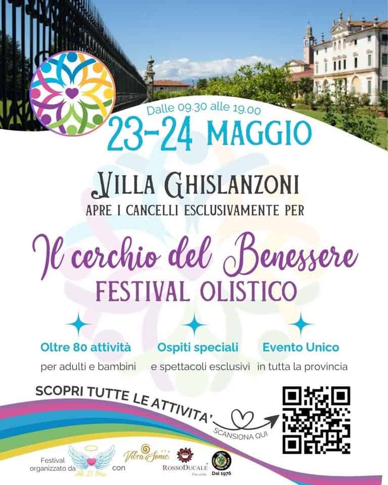 Evento Festival Il Cerchio Del Benessere Locandina Festival Il Cerchio Del Benessere - da sabato 23 maggio - domenica 24 maggio 2026 ore 09:30 ore 19:00
