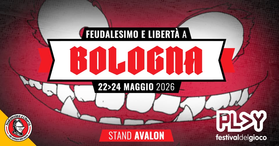 Feudalesimo e Libertà al Play (Bologna)! Potrebbe essere un'immagine raffigurante testo