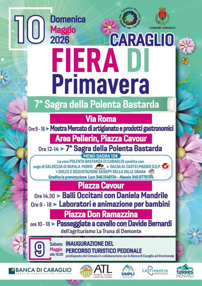 Evento Fiera Di Primavera E Sagra Polenta Bastarda Locandina Fiera Di Primavera E Sagra Polenta Bastarda - domenica 10 maggio ore 09:00 - 11:00