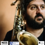 Filippo Orefice Quintet | Plays the music of Andrew Hill Potrebbe essere un'immagine raffigurante clarinetto, tromba, sassofono e testo