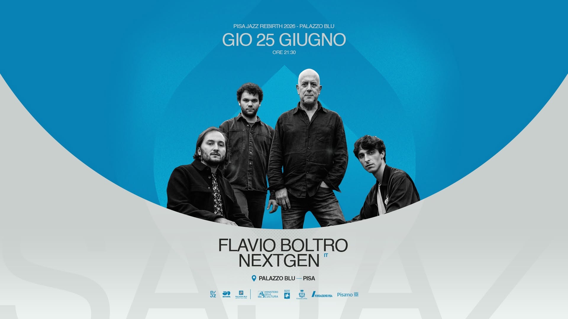 Evento Flavio Boltro Next Gen – Pisa Jazz A Palazzo Blu Locandina Flavio Boltro Next Gen – Pisa Jazz A Palazzo Blu - giovedì 25 giugno ore 21:30 - 23:30