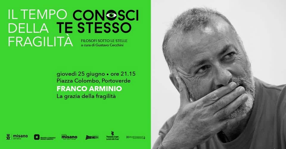 Evento FRANCO ARMINIO – La grazia della fragilità Locandina FRANCO ARMINIO – La grazia della fragilità - giovedì 25 giugno ore 21:15 - 23:00