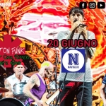 Get On Funk RHCP Tribute Live @ Naviglio – Padova Potrebbe essere un contenuto di pop art raffigurante testo