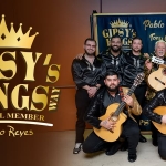 Gipsy’s Kings way Potrebbe essere un'immagine raffigurante violino, tromba, chitarra, fisarmonica e il seguente testo "GIPSY' loe EMRH ליט- Pablo Reyes TonuCorles Tone Cortes GIPCY'S MИb GIPSY'S WAY ORIGINALMEMBER ORIGINAL MEMBER by Pablo Reyes M"