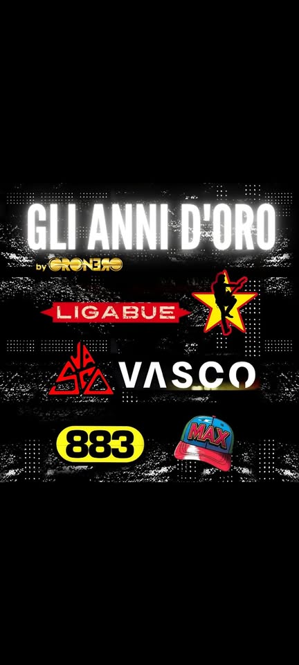 Evento Gli Anni d’oro dei 90 Vasco Liga 883 Festa della birra di Laigueglia Locandina Gli Anni d’oro dei 90 Vasco Liga 883 Festa della birra di Laigueglia - venerdì 22 maggio ore 21:30 - 23:30