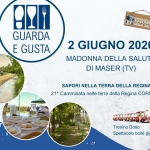 Guarda e Gusta 26 Potrebbe essere un'immagine raffigurante il seguente testo "לואז COMIATO DELLA DELLASALUTE SALUTE MADONNA MADONEGGUAMENI FESTEGGIAMENTI ESTEGGIA MENII BIY GUARDA E GUSTA 2 GIUGNO 2026 MADONNA DELLA SALUTE DI MASER (TV) SAPORI NELLA TERRA DELLA REGINA 21^ Camminata nelle terredella Regina CORNARO In TreninoDotto Trenino Dotto Spettacolo Spettacolobollegiganti bolle giganti"