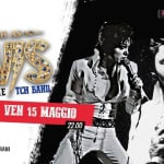 HANNAH AS ELVIS with THE TCH BAND live a Trani Santo Graal Potrebbe essere un contenuto grafico raffigurante testo