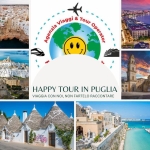 Happy Tour in Puglia dal 2 al 7 Luglio a € 650,00 Happy Tour in Puglia dal 2 al 7 Luglio a E 650,00 a NA il 2 luglio - 7 luglio 2026
