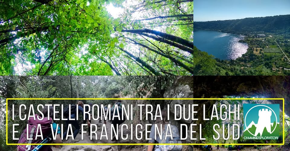 Evento I Castelli Romani tra i Due Laghi e la via Francigena del Sud Locandina I Castelli Romani tra i Due Laghi e la via Francigena del Sud - domenica 5 luglio ore 09:00 - 11:00