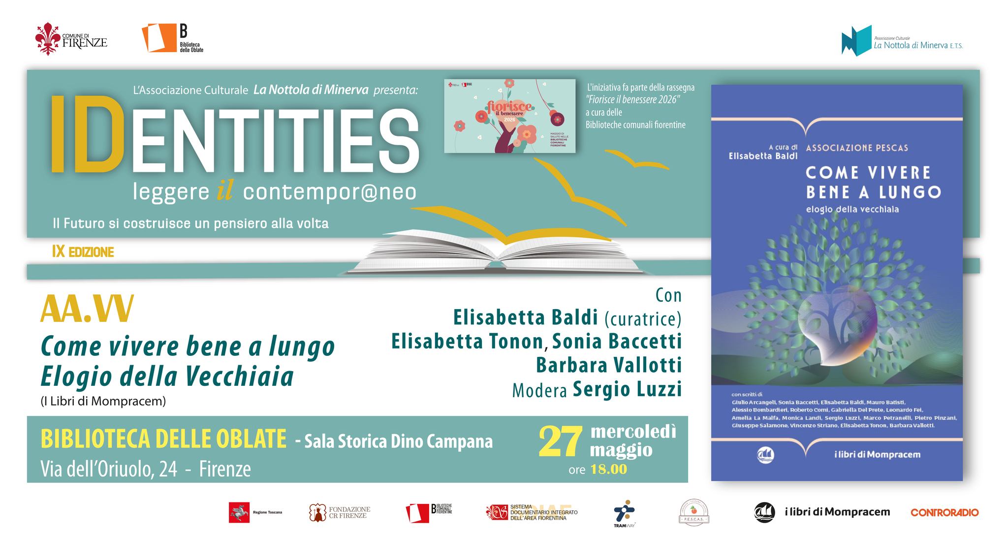 IDENTITIES: Come vivere bene a lungo – Elogio della Vecchiaia Potrebbe essere un disegno raffigurante mappa e testo