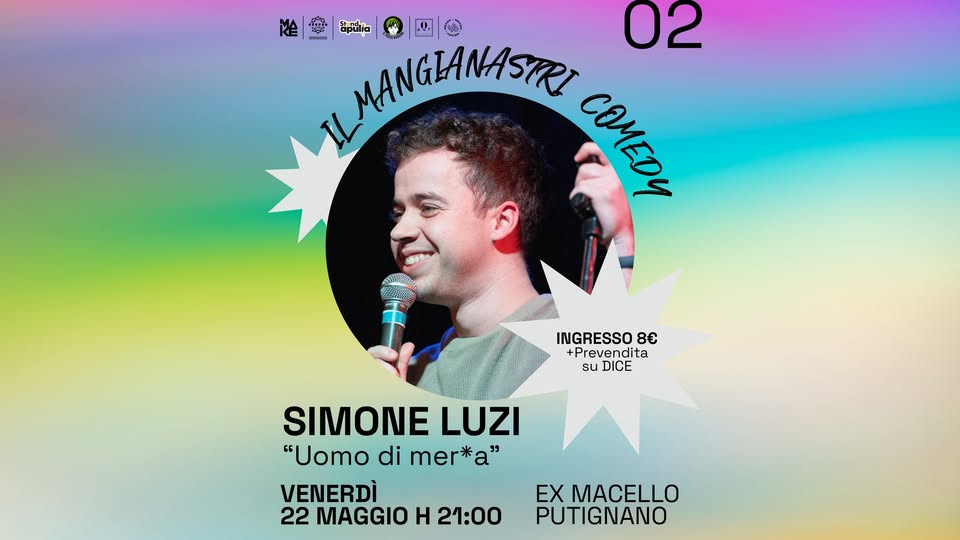 Evento Il Mangianastri COMEDY SIMONE LUZI standup comedy Locandina Il Mangianastri COMEDY SIMONE LUZI standup comedy - venerdì 22 maggio ore 21:00 - 23:00