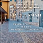 Inaugurazione della rinnovata Via Benamati Potrebbe essere un'immagine raffigurante il seguente testo "ายวบเตมลา BEBET 小量 La Cittadinanza è invitata a partecipare ALL'INAUGURAZIONE DELLA RINNOVATA VIA ABENAMATI ACONCI USIONF DE DEGI EGLINTERVENTID DI RIQUAE IFIC RIQUALIFICAZIONE AZIONE DEL CENTRO STORICO MARTEDÌ 2 GIUGNO 2026 ORE ORE11.00 11.00 VIA BENAMATI (ZONA EX ACLI) CON LA PARTECIPAZIONE DELLA BANDA CITTADINA "G. VERDI" aseguireun.momento.conviviale a aseguire un momento conviviale"