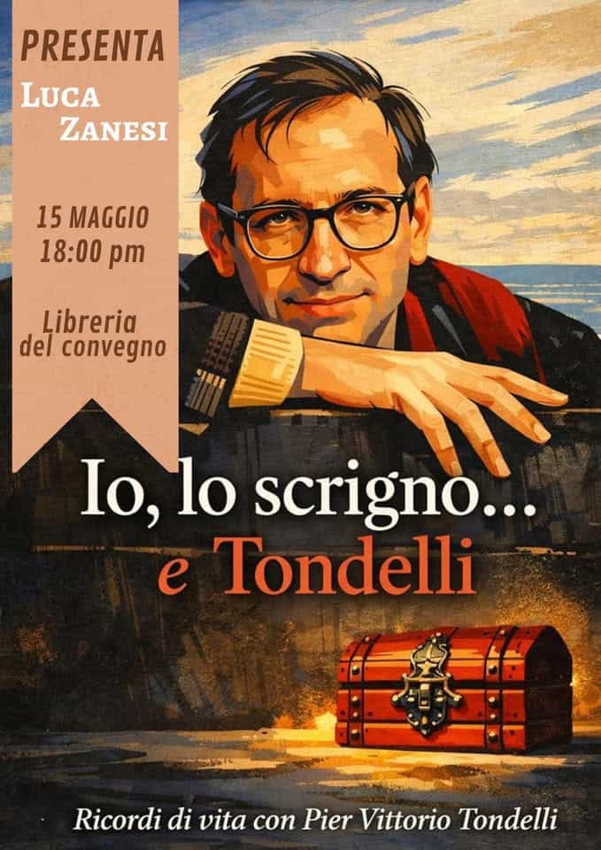 Evento Io, lo scrigno … e Tondelli di Luca Zanesi Locandina Io, lo scrigno … e Tondelli di Luca Zanesi - venerdì 15 maggio ore 18:00 - 19:00