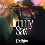 Jimmy Sax Potrebbe essere un contenuto grafico raffigurante sassofono, clarinetto, tromba e il seguente testo "LaBellaVita SABATO ATO04LUGLIO 04 LUGLIO| I 1E 5 HONIN A E T n LET Jimmy Sax WENTER nG " WENTER WEr jhrP DALLIPOLI . TicketSma"