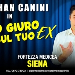 JONATHAN CANINI – Te lo giuro sul tuo ex | SIENA Jonathan Canini – Te Lo Giuro Sul Tuo Ex Siena a Siena (SI) il 25 luglio 2026