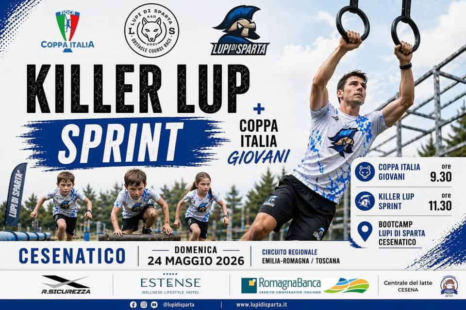 KILLER LUP SPRINT ED – COPPA GIOVANI Potrebbe essere un'immagine raffigurante attrezzatura per lo sport e poster