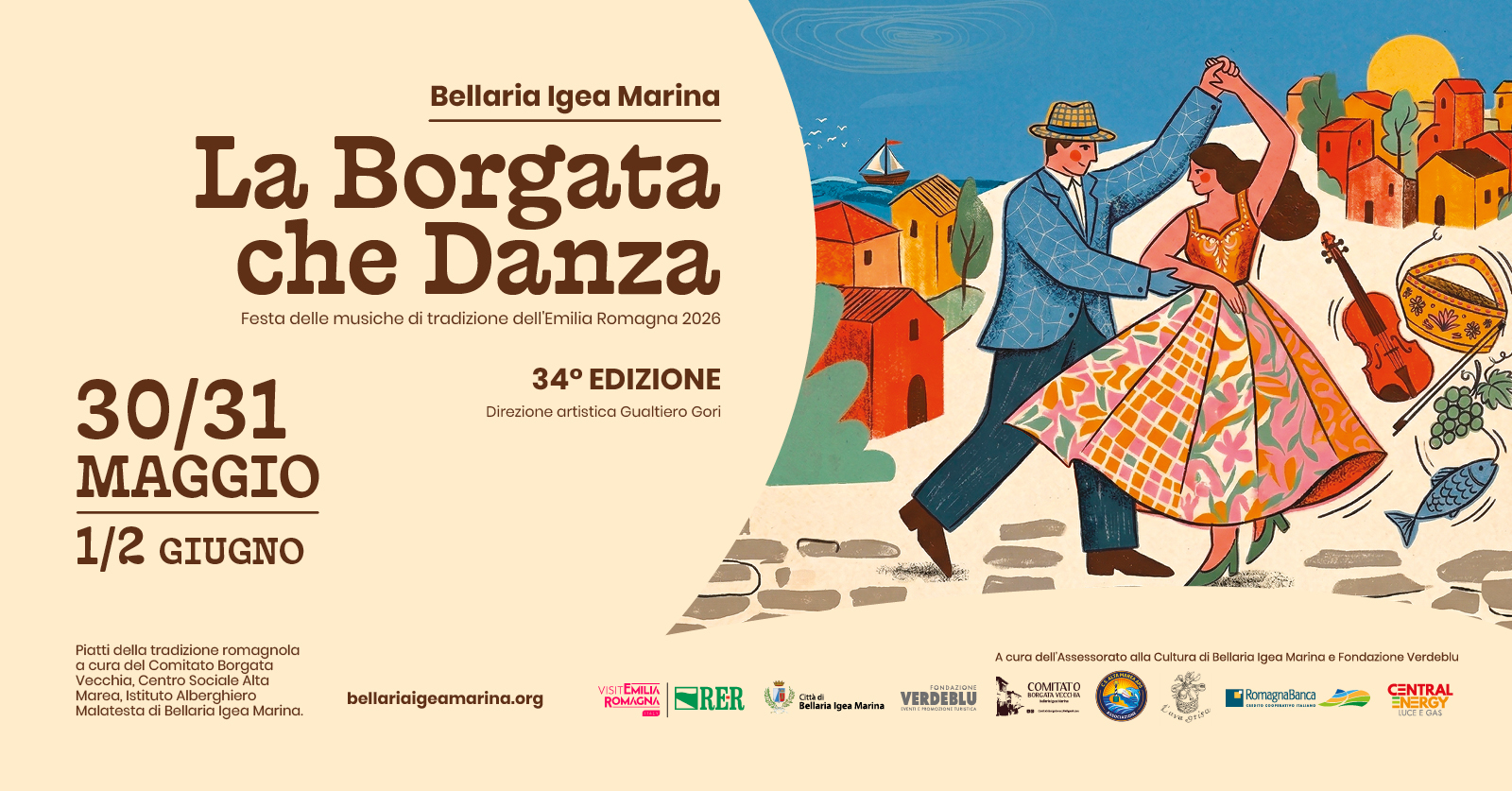 Evento La Borgata che Danza – Bellaria Igea Marina Locandina La Borgata che Danza – Bellaria Igea Marina - da sabato 30 maggio - martedì 2 giugno 2026 ore 17:00 ore 22:00