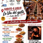 La Via del Gusto RIPI La Via del Gusto RIPI a Ripi (FR) il 4 luglio 2026