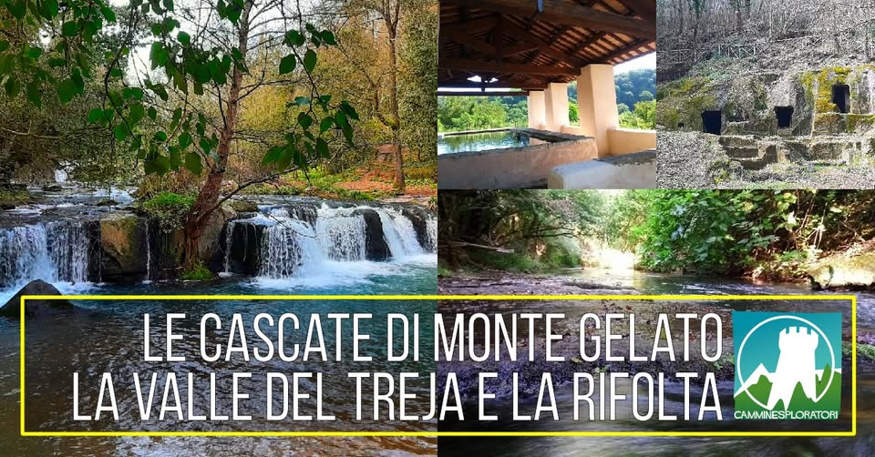 Evento Le Cascate di Monte Gelato, La Valle del Treja e la Rifolta Locandina Le Cascate di Monte Gelato, La Valle del Treja e la Rifolta - sabato 13 giugno ore 09:30 - 11:30