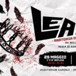 LEAR. Anatomia di una caduta Potrebbe essere un'illustrazione raffigurante il seguente testo "-ANATOMIA DI EAR UNA CADUTA DA WILLIAM SHAKESPEARE REGIA DI SAMUEL M. ZUCCHIATI 29 MAGGIO 1 E 2° REPLICA 20.00-21.30 30 MAGGIO 3° 4° REPLICA AUDITORIUM CARENZI PREGNANA MILANESE"