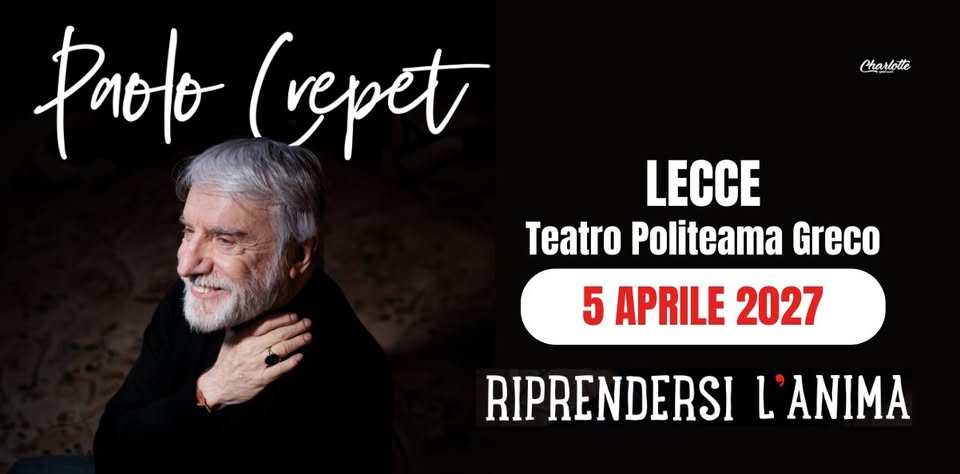 Evento Lecce – Teatro Politeama Greco, Paolo Crepet “Riprendersi L’anima” Locandina Lecce – Teatro Politeama Greco, Paolo Crepet “Riprendersi L’anima” - venerdì 5 marzo ore 21:00 - 23:00