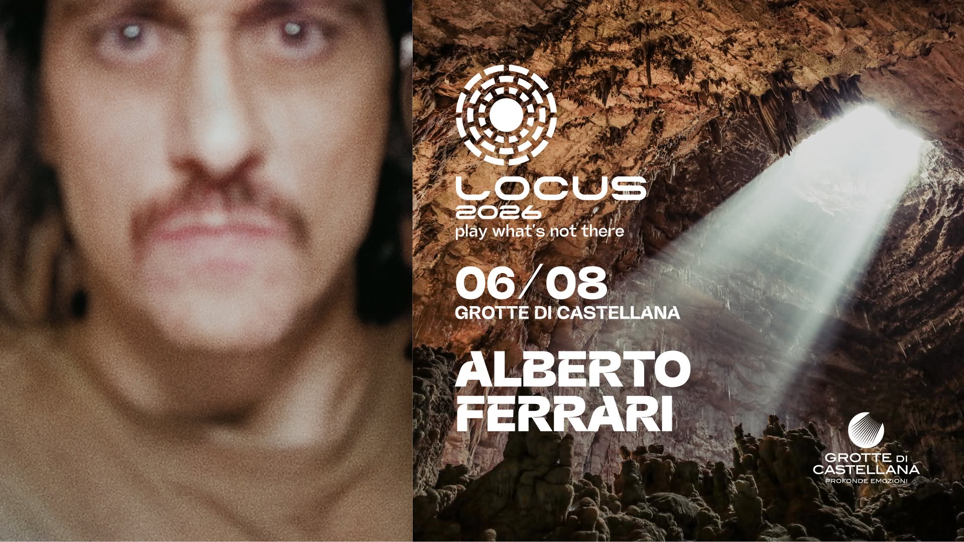 Evento Locus 2026 06/08/2026 Alberto Ferrari Locandina Locus 2026 06/08/2026 Alberto Ferrari - giovedì 6 agosto ore 21:00 - 23:00