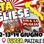 LUCCA – FESTA PUGLIESE | Viva la Puglia Potrebbe essere un'immagine raffigurante il seguente testo "1919 RAFF ብንሁራራ N Conf FESTA PUGLIESE VIVA LA PUGLIA uez หงฆน VIVACá PUGLIA 12-13-14 -13 14 GIUGNO PUCLIA CUCIN LUCCA PIAZZALE DON BARONI Confcommercio Luccae Massa Carrara"