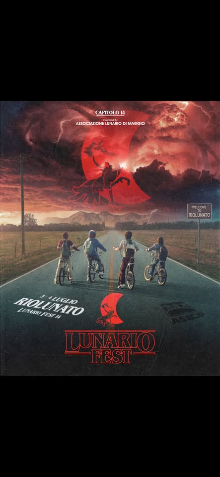 Evento Lunario Fest 14º – Capitolo 14 Locandina Lunario Fest 14º – Capitolo 14 - da venerdì 3 luglio - sabato 4 luglio 2026 ore 17:00 ore 05:00