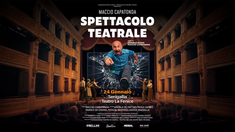 Evento Maccio Capatonda – 24.01.27 – Senigallia, Teatro La Fenice Locandina Maccio Capatonda – 24.01.27 – Senigallia, Teatro La Fenice - domenica 24 gennaio ore 21:00 - 23:00