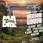 MADRE TERRA w/ HECTOR CUOTO Potrebbe essere un'immagine raffigurante il seguente testo "สย TERRA DRE 31 May SUNDAY FROM 16.00 TILL LATE HECTOB COUTO OLDERIC BERT JUICE STEREOKIDZ ILARIOO NOISEMP MADI JACKU CIRQ CIRQGARDEN VAFOSSETTA.TZAUSILEPIAVE 72MUSILEDAPIAVE GARDEN VIA FOSSETTA"