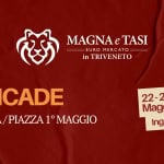 MAGNA E TASI Roncade Potrebbe essere un'immagine raffigurante il seguente testo "الههه MAGNA MAGNAeTASI e TASI EURO MERCATO in TRIVENETO RONCADE VIA ROMA PIAZZA VITAROMA/PIAZZA1°MAGGI 1 MAGGIO 22-23-24 Maggio Ingresso Ingressolibero libero"