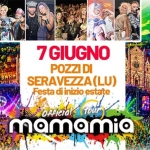 ✌️MAMAMIA IN TOUR a Pozzi di Seravezza (LU)✌️ Potrebbe essere un'immagine raffigurante l'Arno e il seguente testo "ットウーー م 7GIUGNO POZZID DI SERAVEZZA(LU) Festa di iinizio estate Ofpiciak Your mamamia"