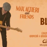 MAX ALTIERI & FRIENDS – The Blues Jam – Gilgamesh Live Potrebbe essere un'immagine raffigurante chitarra e testo