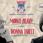 Mirko ZILAHY & Donna TARTT ✯ Lovat Writers Club Potrebbe essere un'immagine raffigurante il seguente testo "LIBRERIA LOVAT WRITERS Anno 2026 DOMENICA 2I GIUGNO h 18.00 Cли6 SCRITTORI CHE RACCONTANO SCRITTORI MIRKO ZILAHY racconta DONNATART DONNA TARTI"