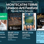 MONTECATINI TERME UNESCO ARTI FESTIVAL Montecatini Terme Unesco Arti Festival a Montecatini Terme (PT) il 1 luglio - 6 luglio 2026