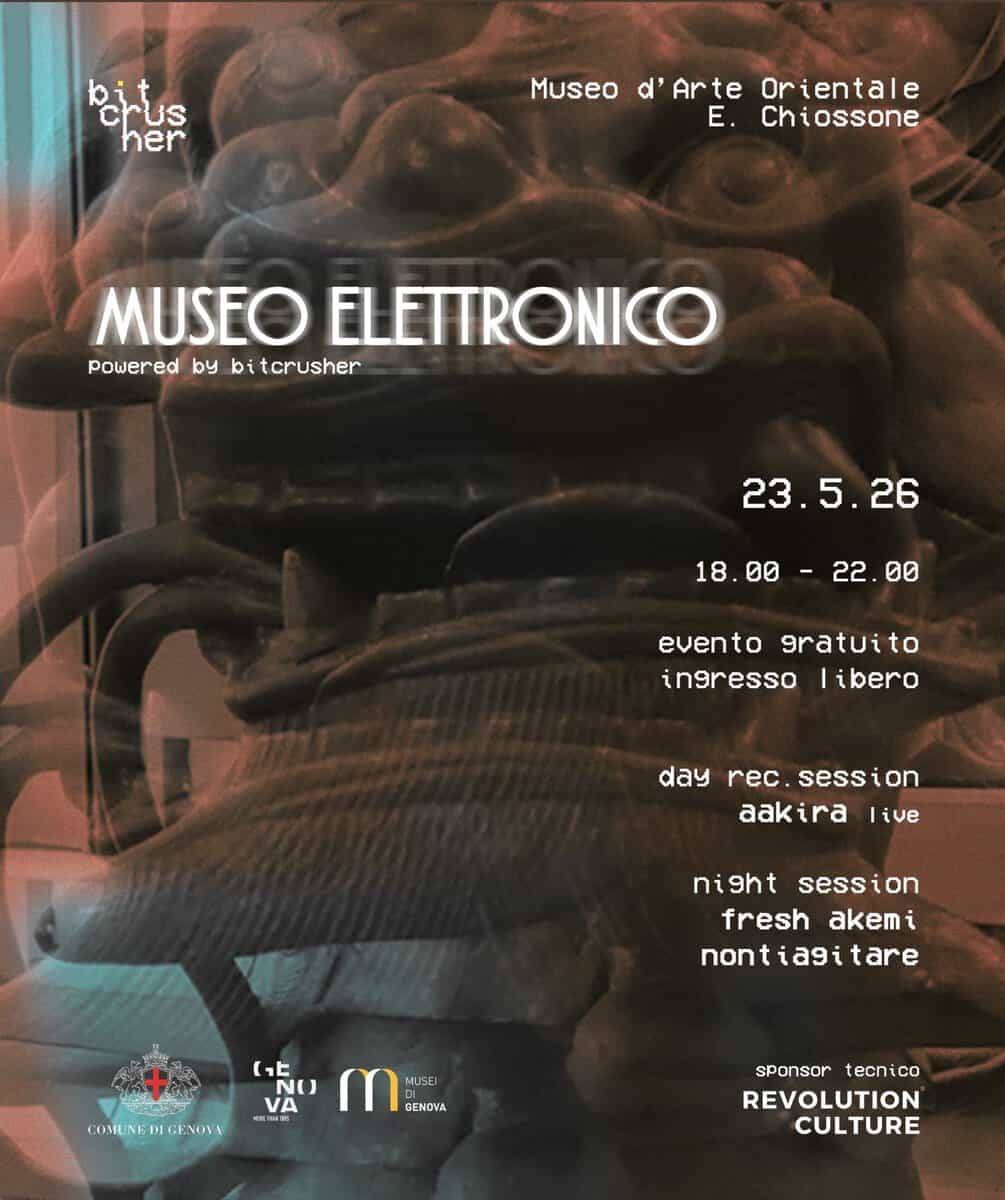 Evento Museo Elettronico – Bitcrusher Locandina Museo Elettronico – Bitcrusher - sabato 23 maggio ore 18:00 - 22:00