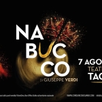 NABUCCO di Giuseppe Verdi al Teatro antico di Taormina – 7 Agosto 2026 Potrebbe essere un'immagine raffigurante testo