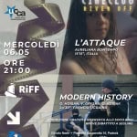 Nadir Cineclub: RIVER OFF 🎥 L’ATTAQUE + MODERN HISTORY Nadir Cineclub River Off L’attaque Modern History a Padova (PD) il 6 maggio 2026