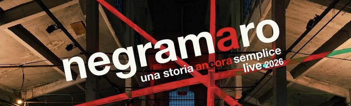Negramaro Live Potrebbe essere un'immagine raffigurante il seguente testo "negrama negramaro ramaro live-2026 live una storia an ora semplice 2026 ุ EO"