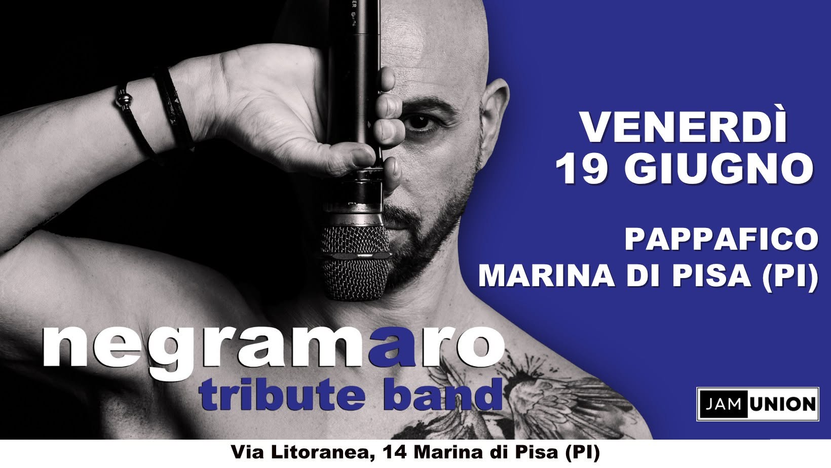 Evento Negramaro Tribute Band Live – Pappafico – Marina di Pisa (PI) Locandina Negramaro Tribute Band Live – Pappafico – Marina di Pisa (PI) - venerdì 19 giugno ore 21:00 - 23:00