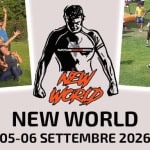 NEW WORLD CONVENTION Cesena 05-06 Settembre 2026 Potrebbe essere un'immagine raffigurante atletica leggera e il seguente testo "NACTIOAL αΝαι FUNCTIO/ALT RAIMA LTRAIMWGSCHOC FU/CTIOMALTRAIMWGSCHOOL SCHOOL NEW WORYD NEW WORLD 05-06 SETTEMBRE 2026 FUNCTIONALT ALMING FU/CTIOMALTRAIMANGSCHOOL SCHOOL"