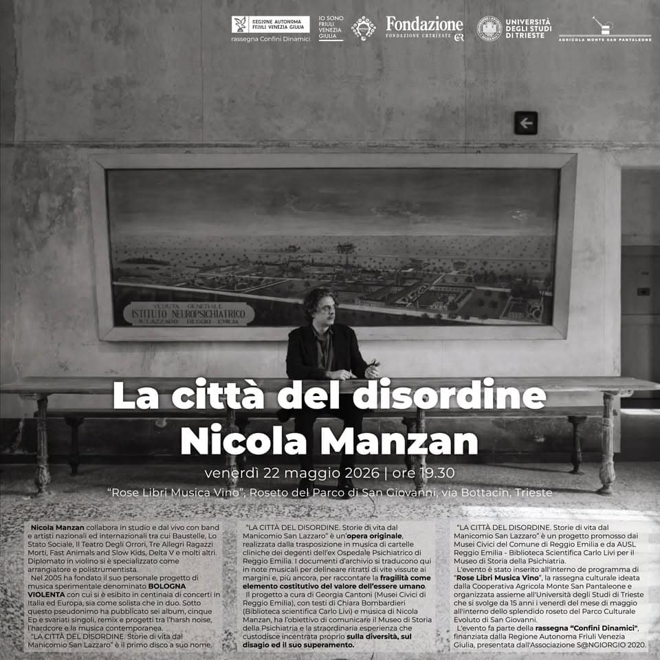 Nicola Manzan: LA CITTA DEL DISORDINE. Musica & parole Potrebbe essere un'immagine raffigurante testo