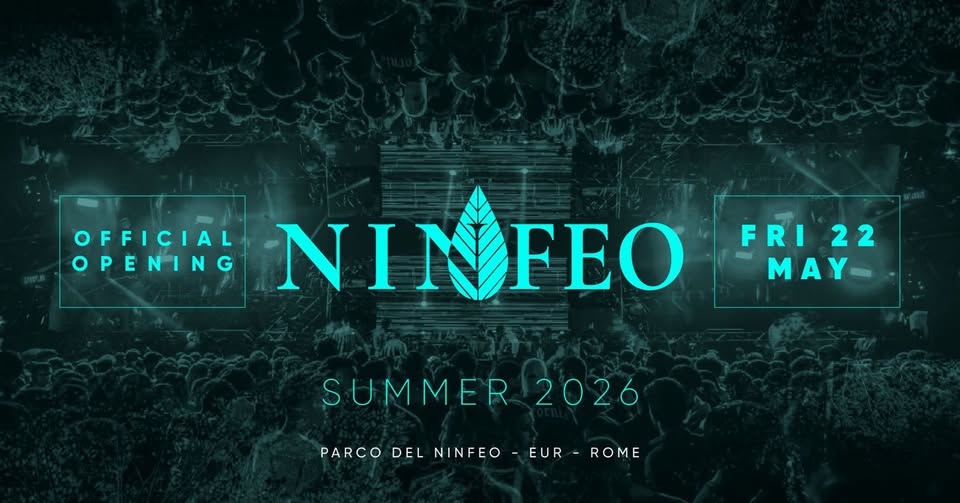 Evento Ninfeo Club Official Opening Locandina Ninfeo Club Official Opening - venerdì 22 maggio ore 23:30 - 04:00