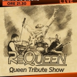 Ninfeo Live ReQueen Potrebbe essere un'immagine raffigurante il seguente testo "SABATO 13 GIUGNO ORE 21.30 NINFEO LIVE REQUEEN UEEN TAMA Queen Tribute Show VIA DELLE TRE FONTANE PARCO DEL NINFEO ROMA EUR A CURA ום STAZIONE BIRRA Ae ROMA MunicicioX RemaE"